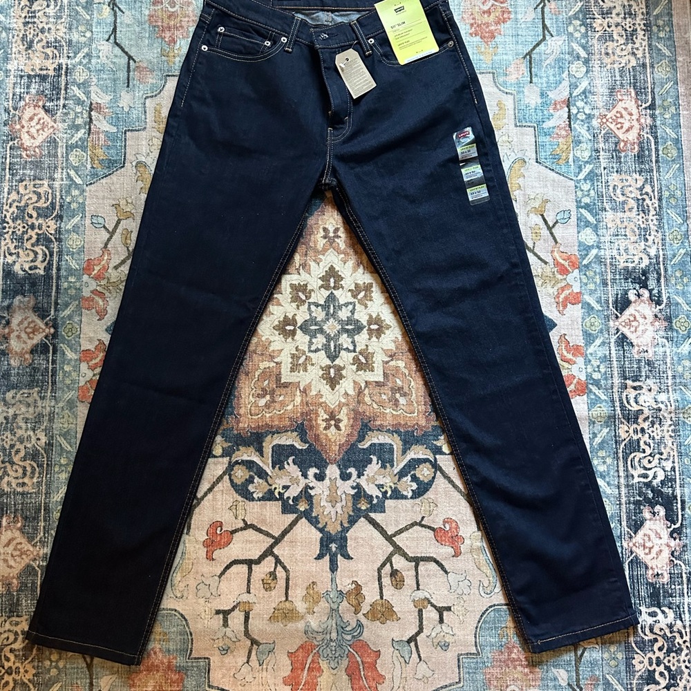 Levi's Men's 511 Slim fit Dark Wash Jeans
